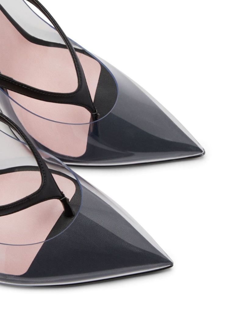 Black Cali 100 Faux-leather Pumps