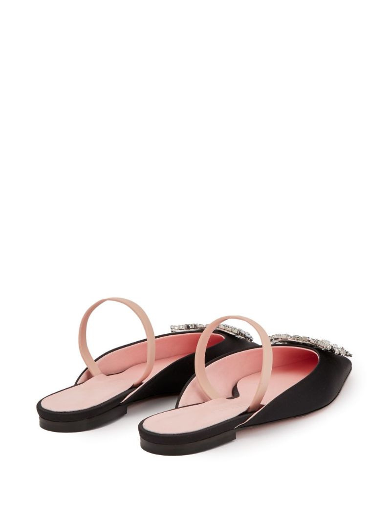 Black Drizella Crystal Mules