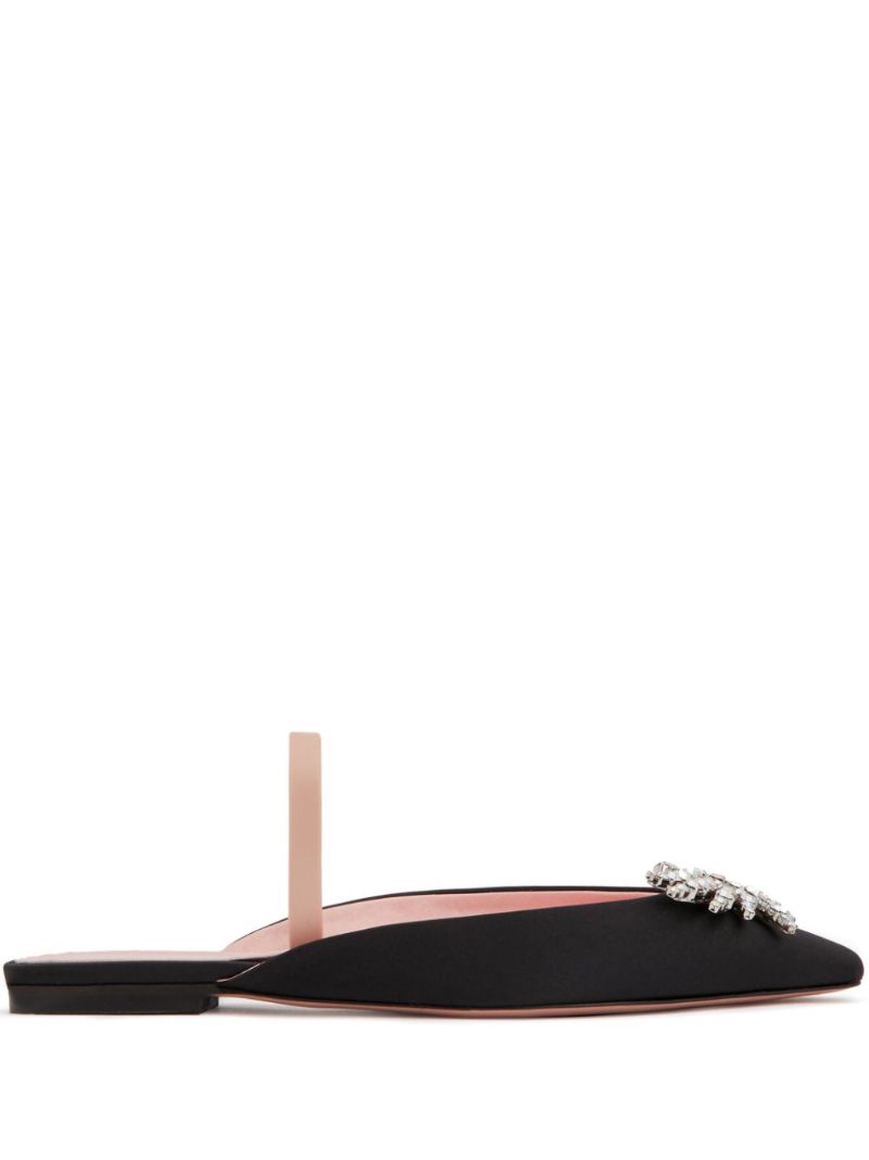 Black Drizella Crystal Mules