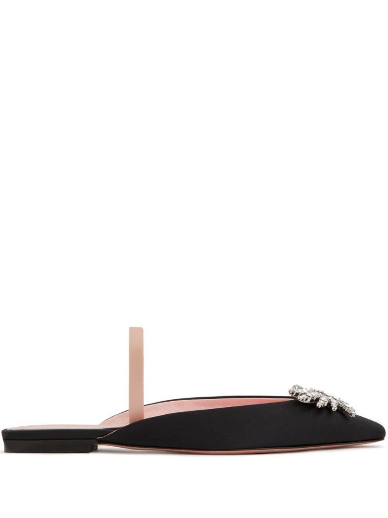 Black Drizella Crystal Mules