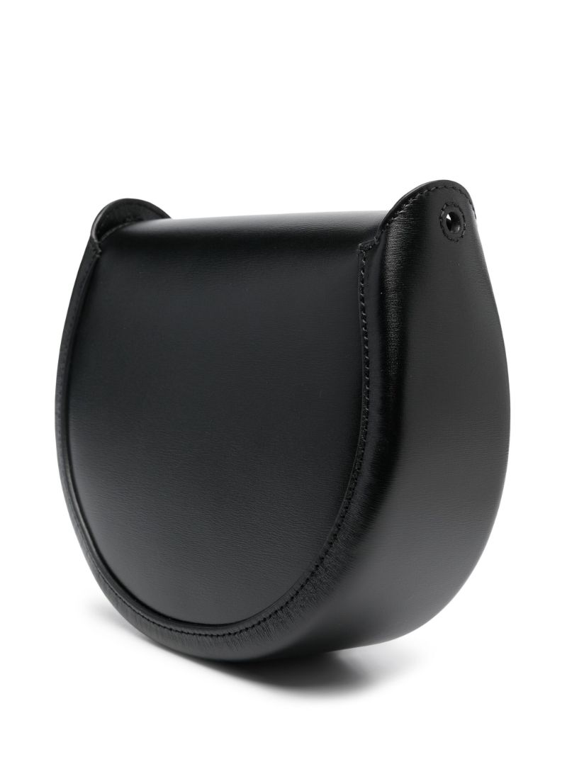 Black Arlene Leather Crossbody Bag