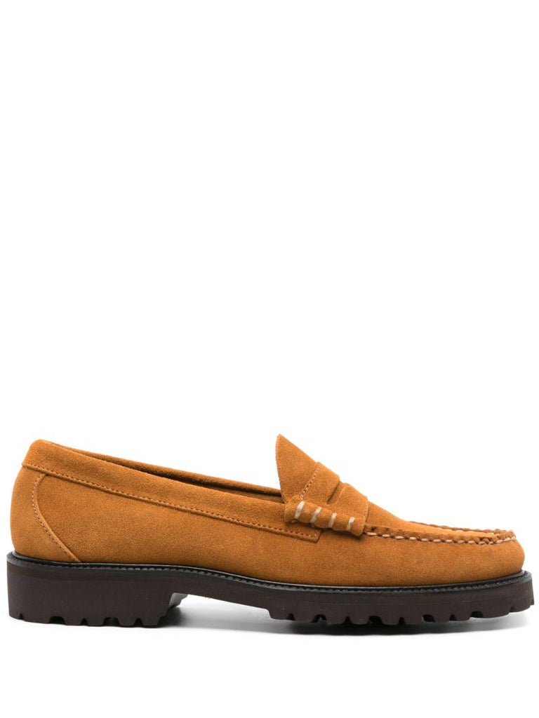 Brown Weejuns 90s Larson Suede Loafers