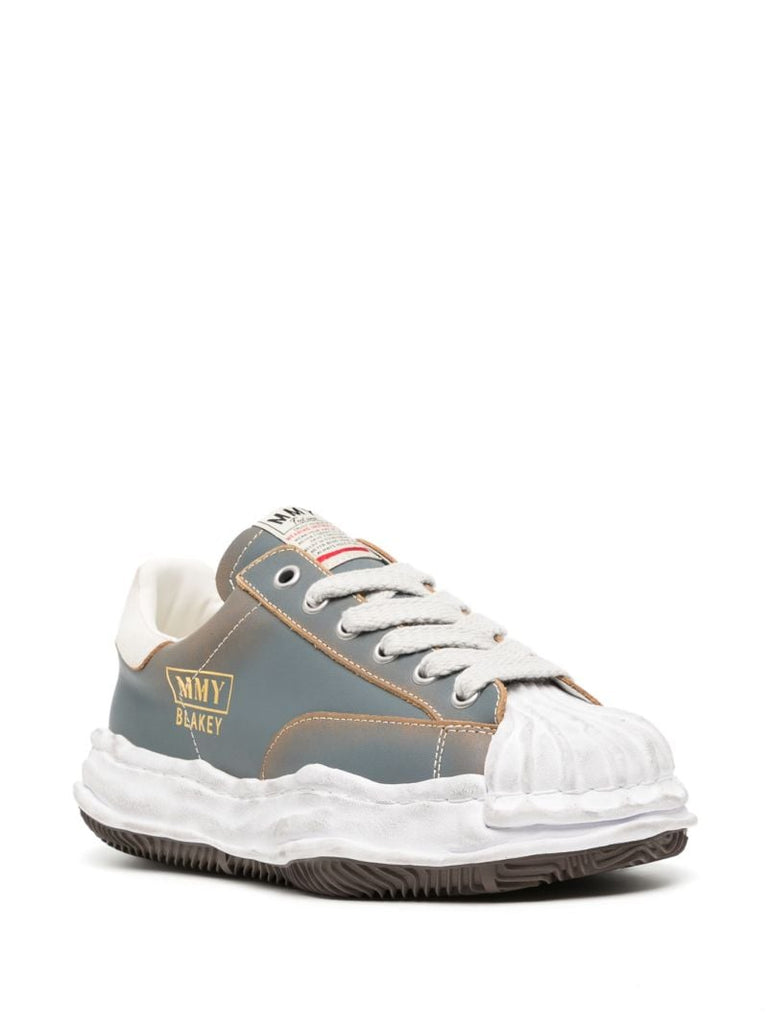 Blue Blakey Leather Sneakers