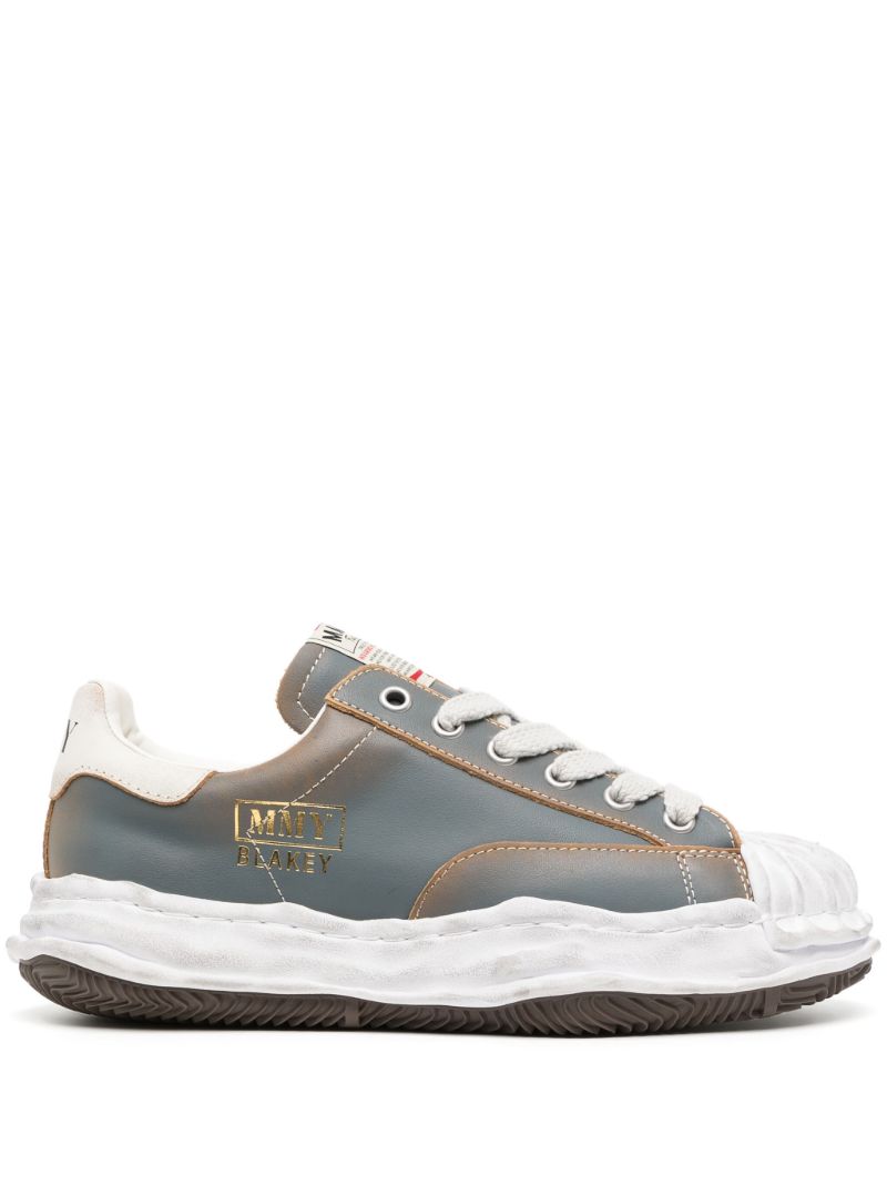 Blue Blakey Leather Sneakers