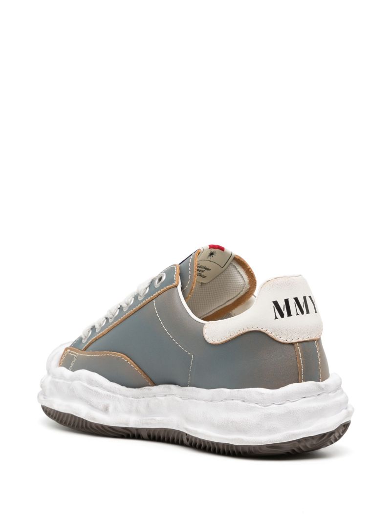 Blue Blakey Leather Sneakers
