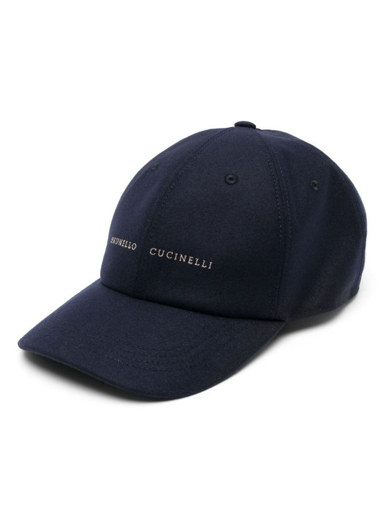 Blue Logo Embroidered Baseball Cap