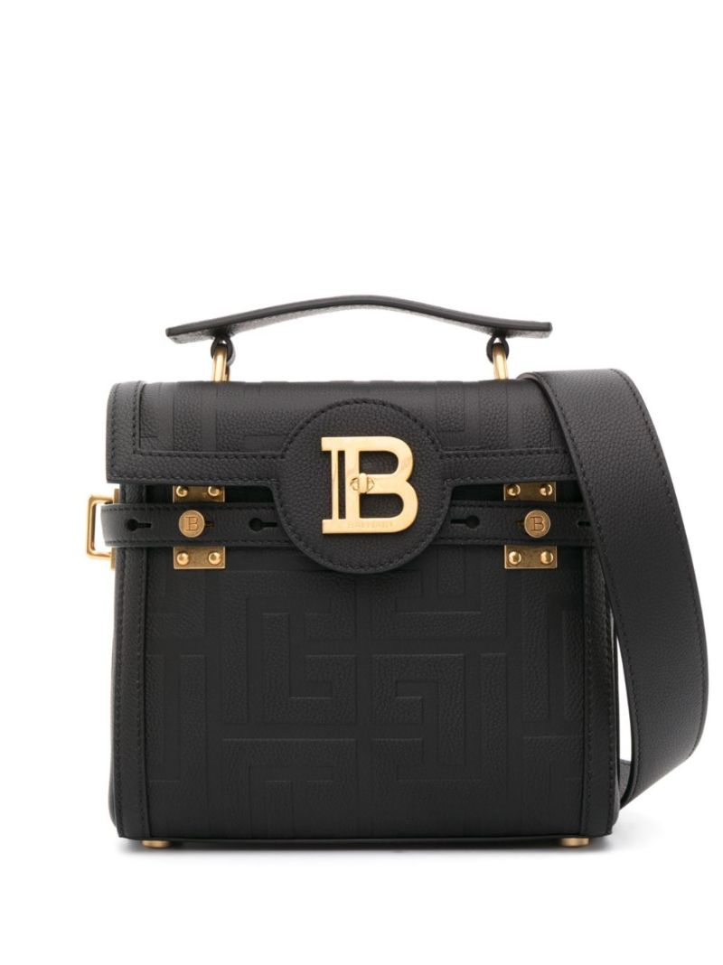 Black Logo Plaque Tote Bag