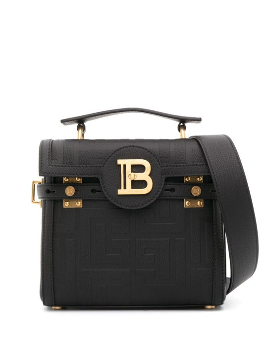 Black Logo Plaque Tote Bag