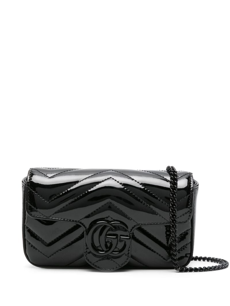 Black Gg Marmont Padded Leather Bag