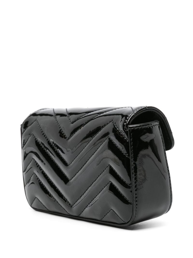 Black Gg Marmont Padded Leather Bag