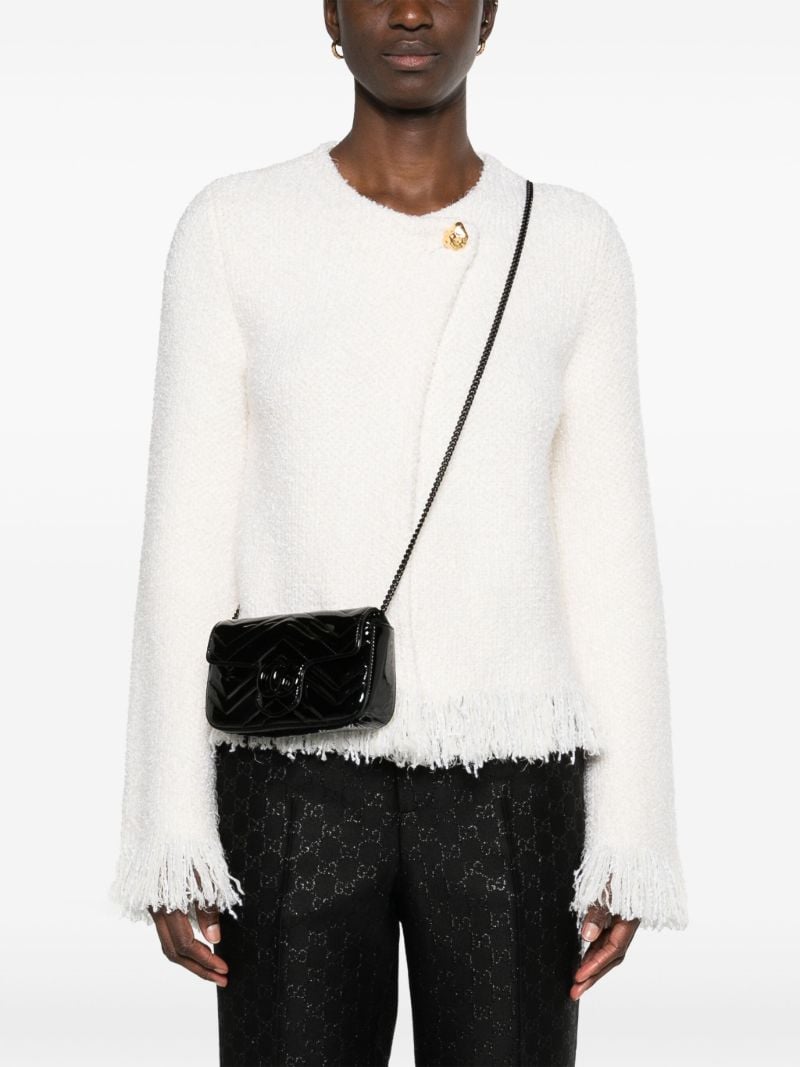 Black Gg Marmont Padded Leather Bag