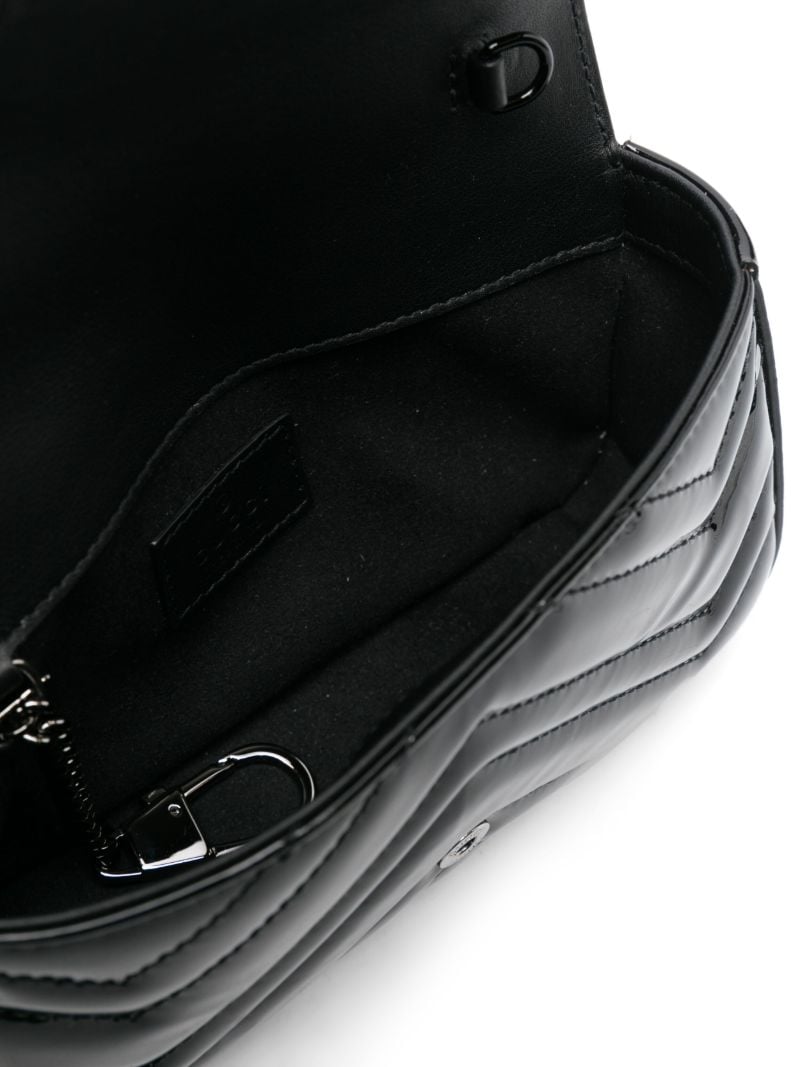 Black Gg Marmont Padded Leather Bag