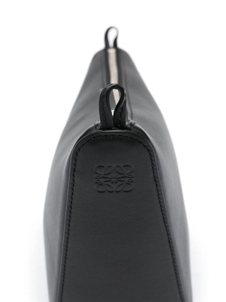 Black Hammock Leather Mini Cross-body Bag