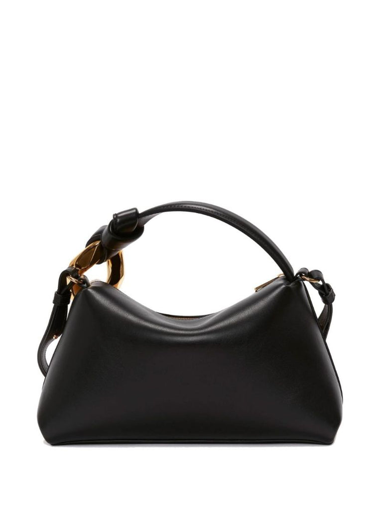 Neutral Corner Leather Cross Body Bag