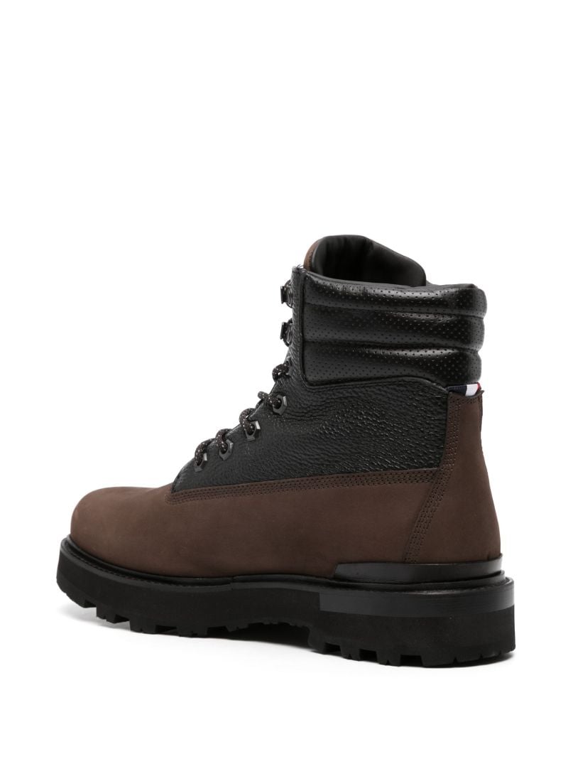 Brown Peka Lace-up Leather Boots