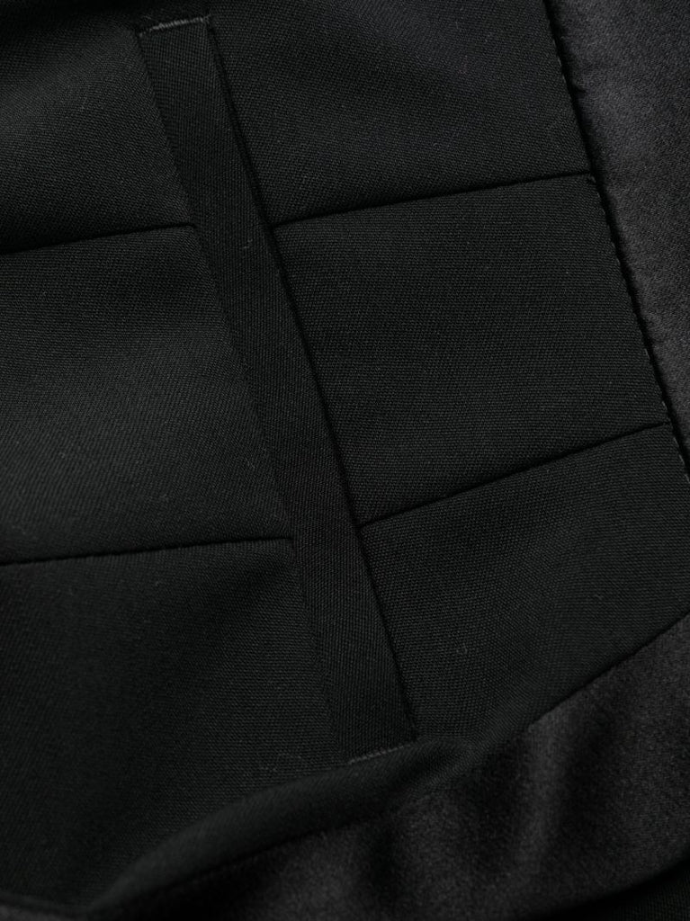 Black High-waisted Tailored Trousers