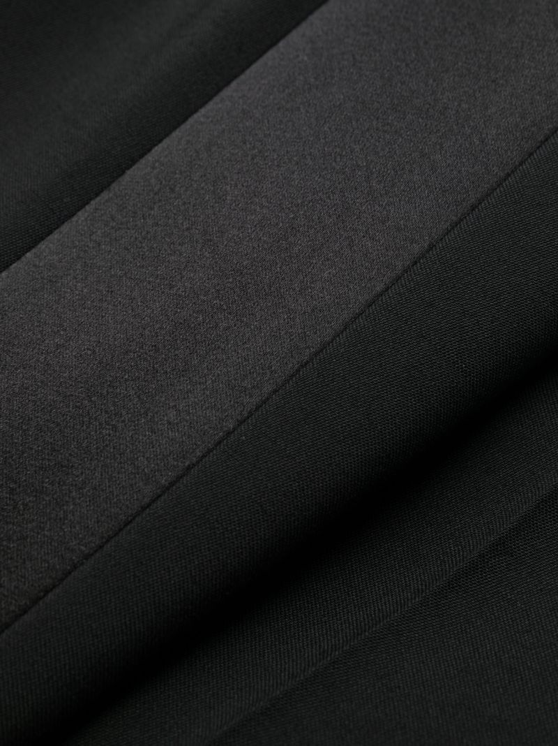 Black High-waisted Tailored Trousers