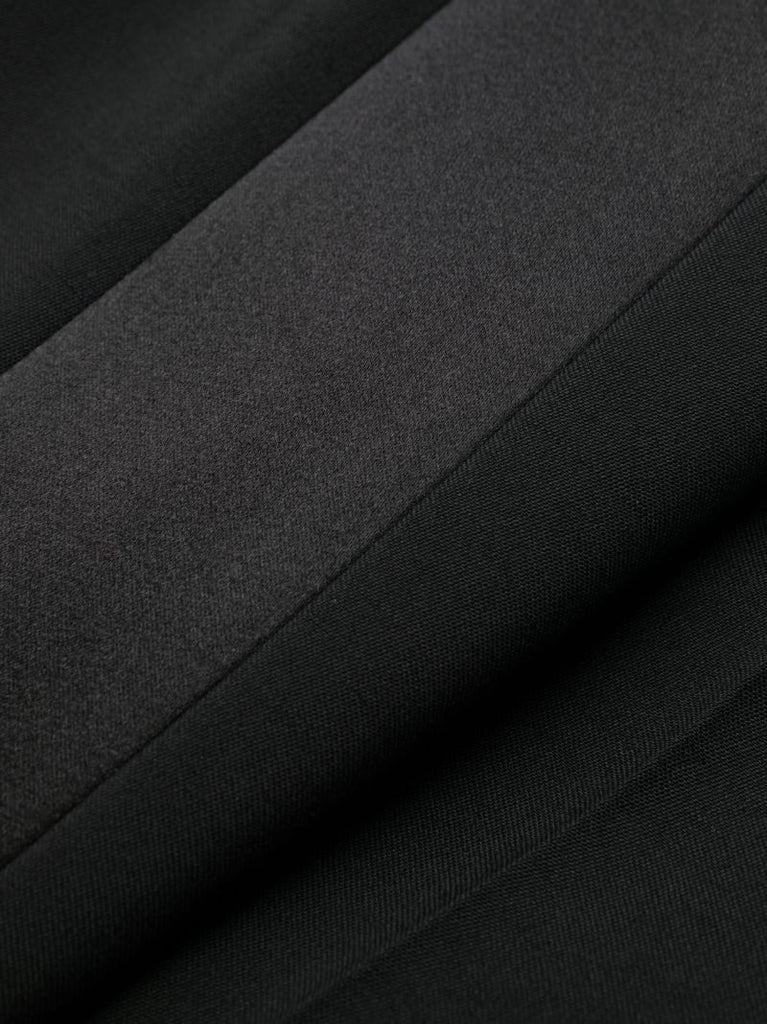 Black High-waisted Tailored Trousers
