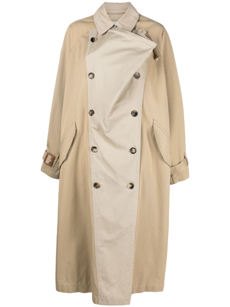 Neutral Ebani Trench Coat