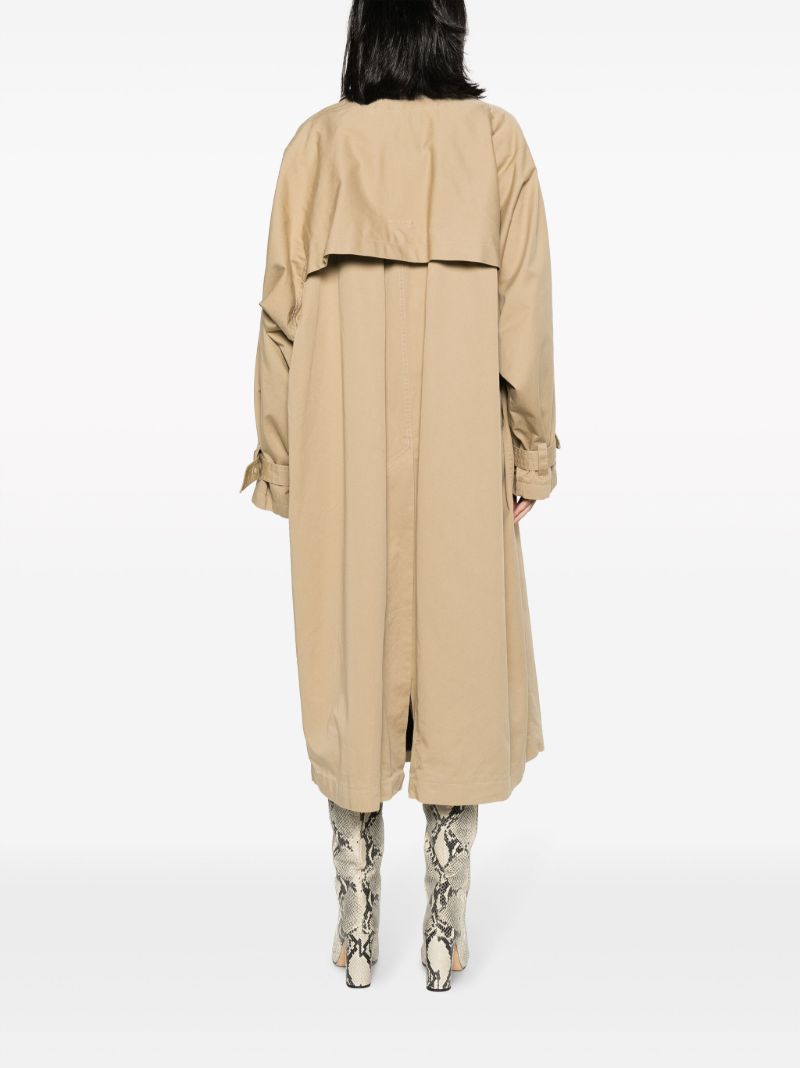 Neutral Ebani Trench Coat