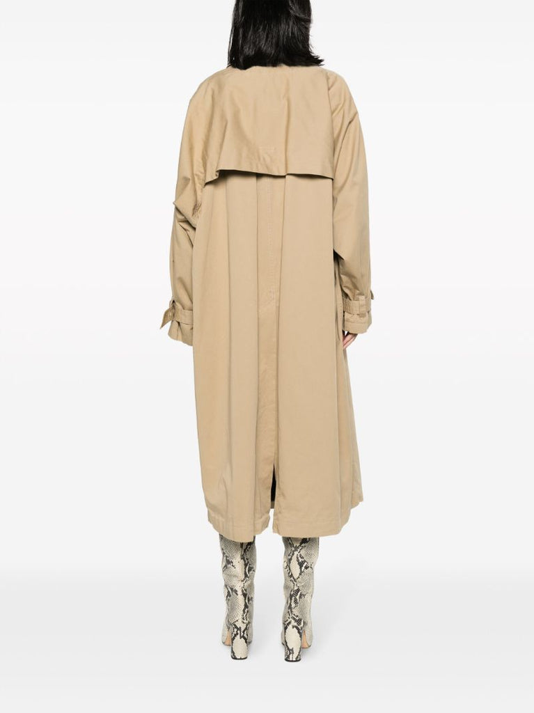 Neutral Ebani Trench Coat