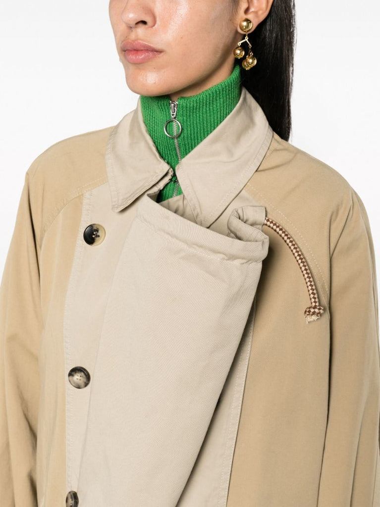 Neutral Ebani Trench Coat