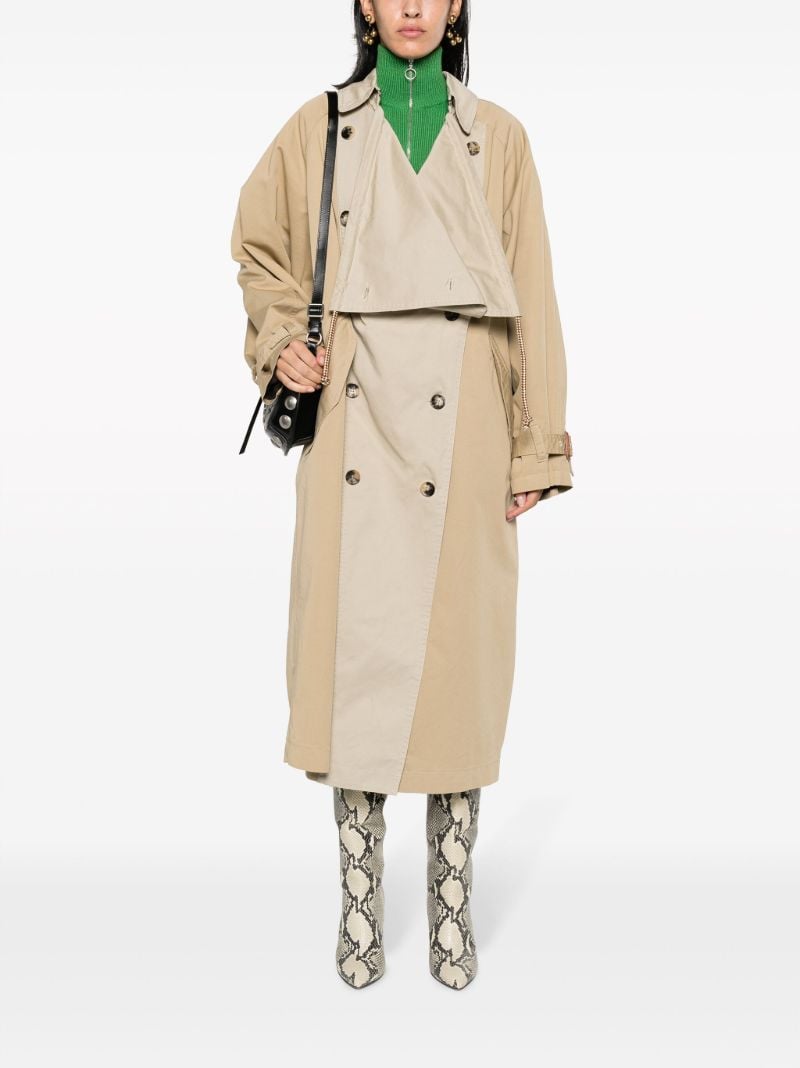 Neutral Ebani Trench Coat