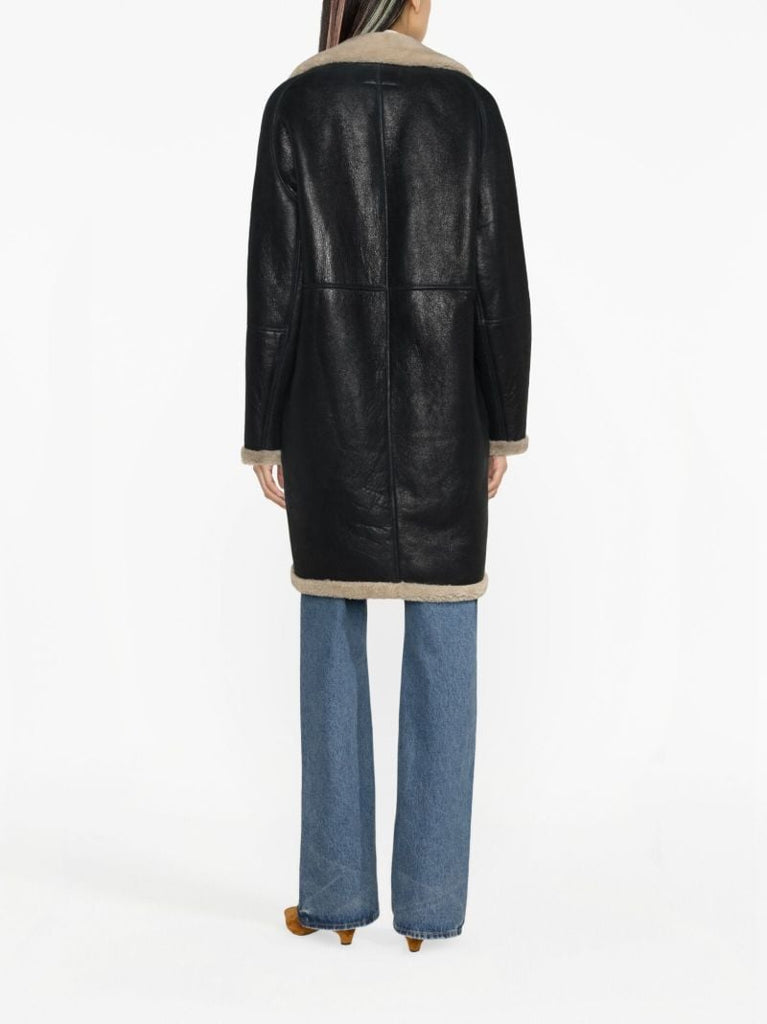 Black Astana Shearling Coat