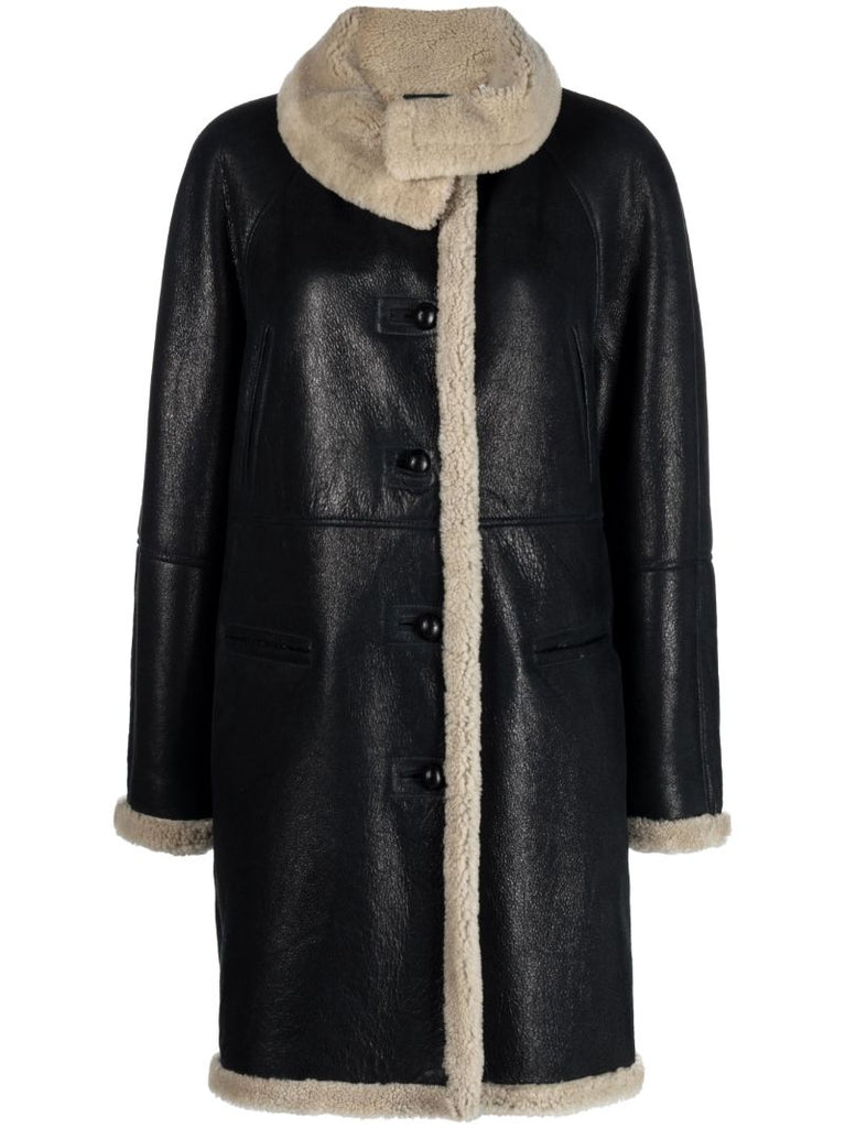 Black Astana Shearling Coat