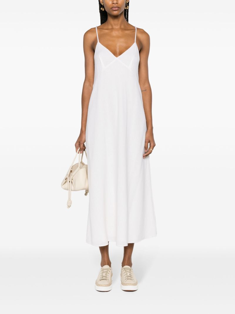 Neutral Knitted Maxi Dress