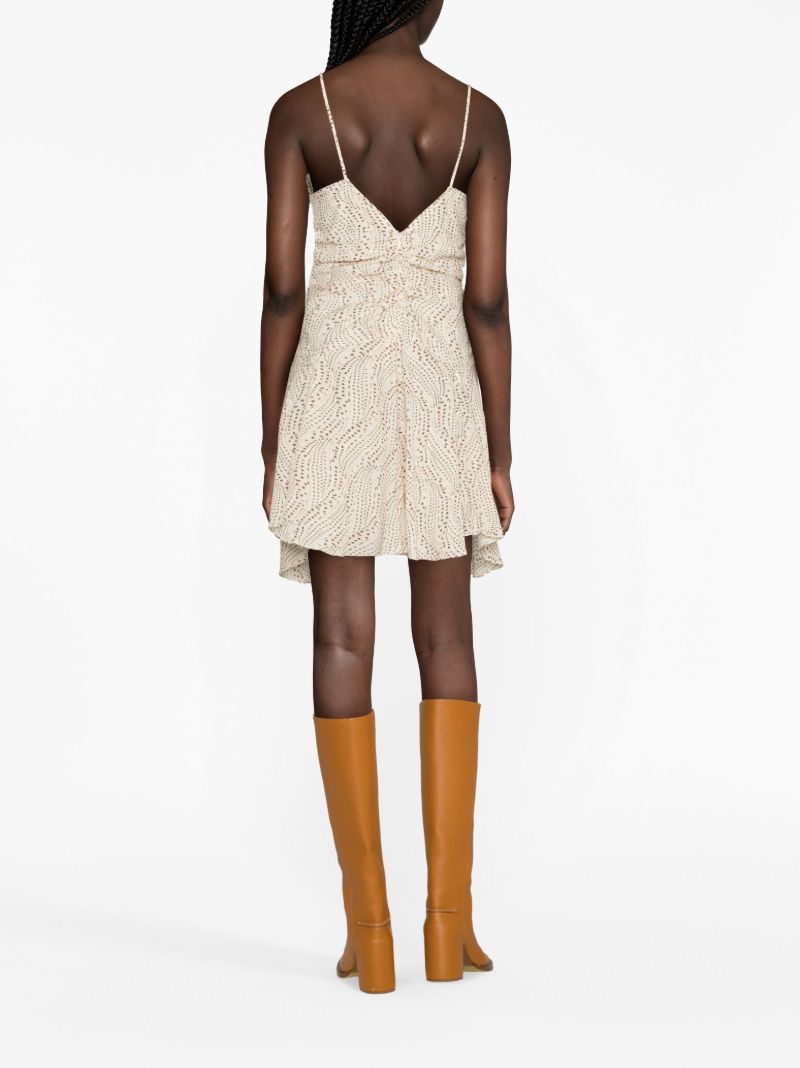 Neutral Uziela Silk Dress