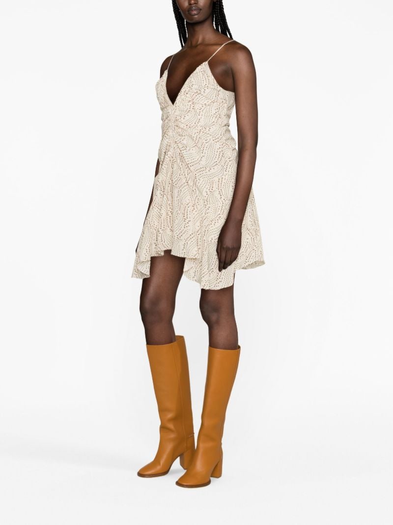Neutral Uziela Silk Dress