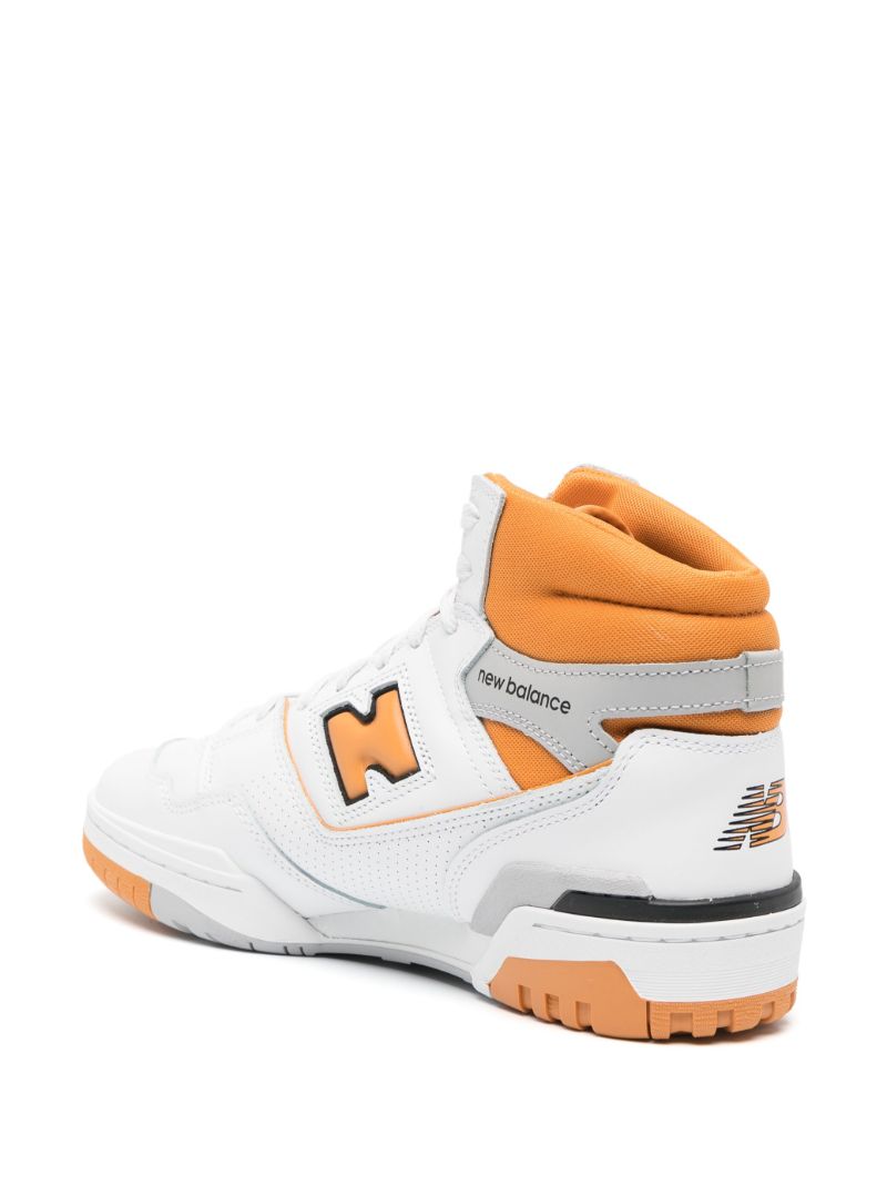 White 650 High-top Sneakers