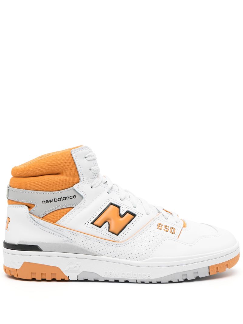 White 650 High-top Sneakers