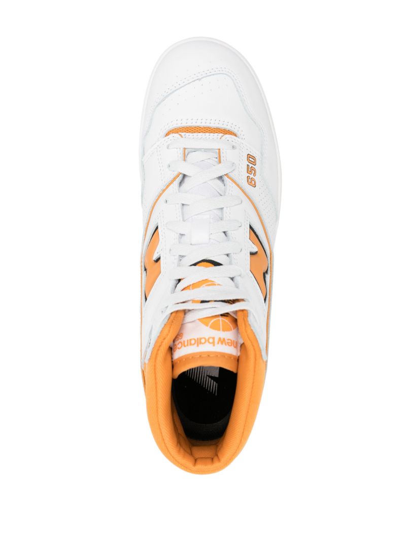 White 650 High-top Sneakers