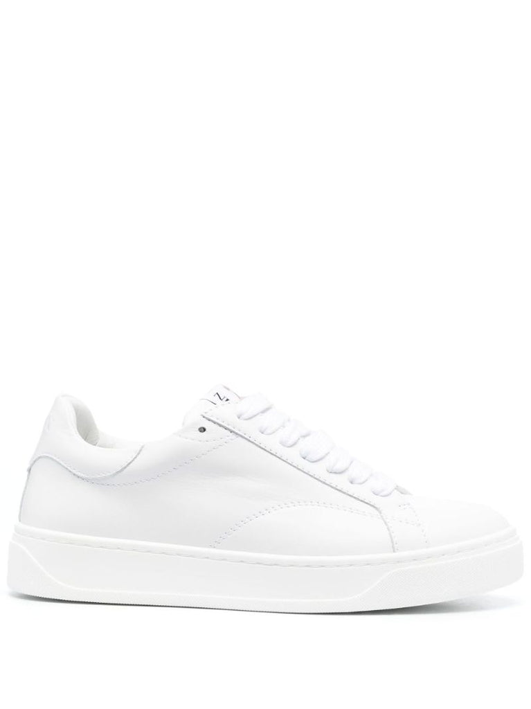 White Ddb0 Leather Sneakers