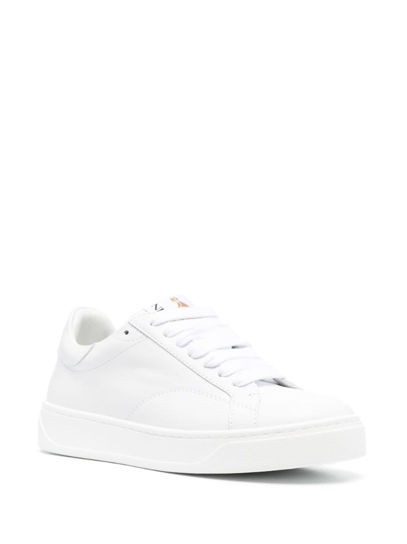 White Ddb0 Leather Sneakers