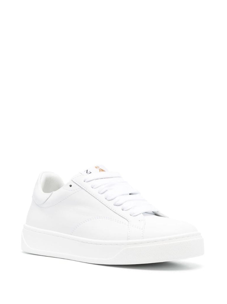 White Ddb0 Leather Sneakers