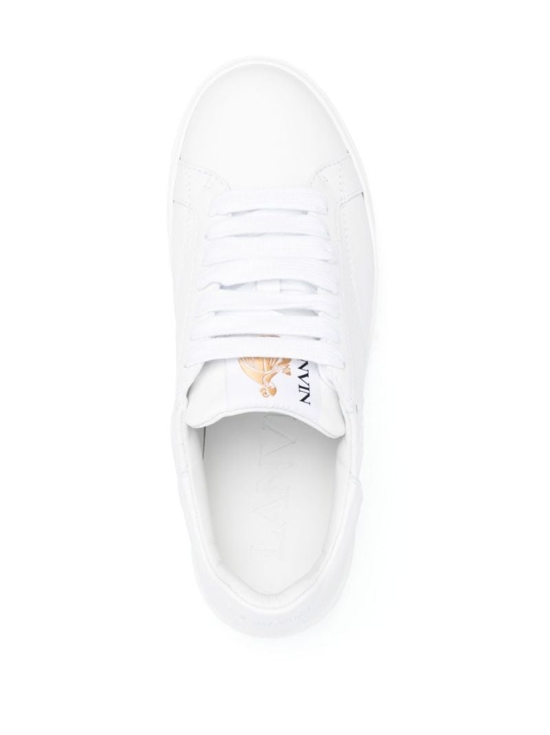 White Ddb0 Leather Sneakers