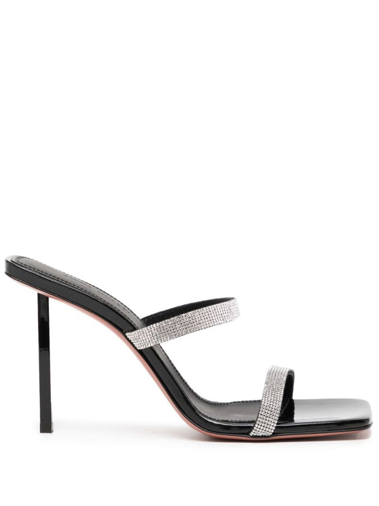 Black Rih 95 Crystal Sandals