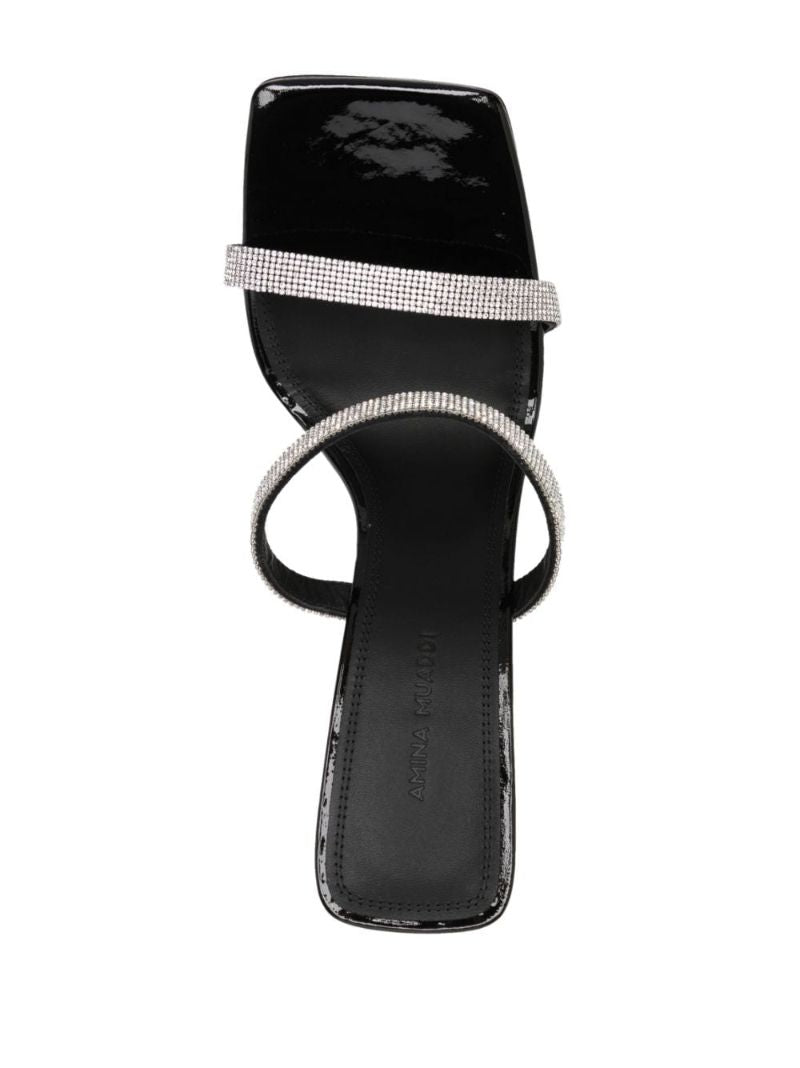 Black Rih 95 Crystal Sandals