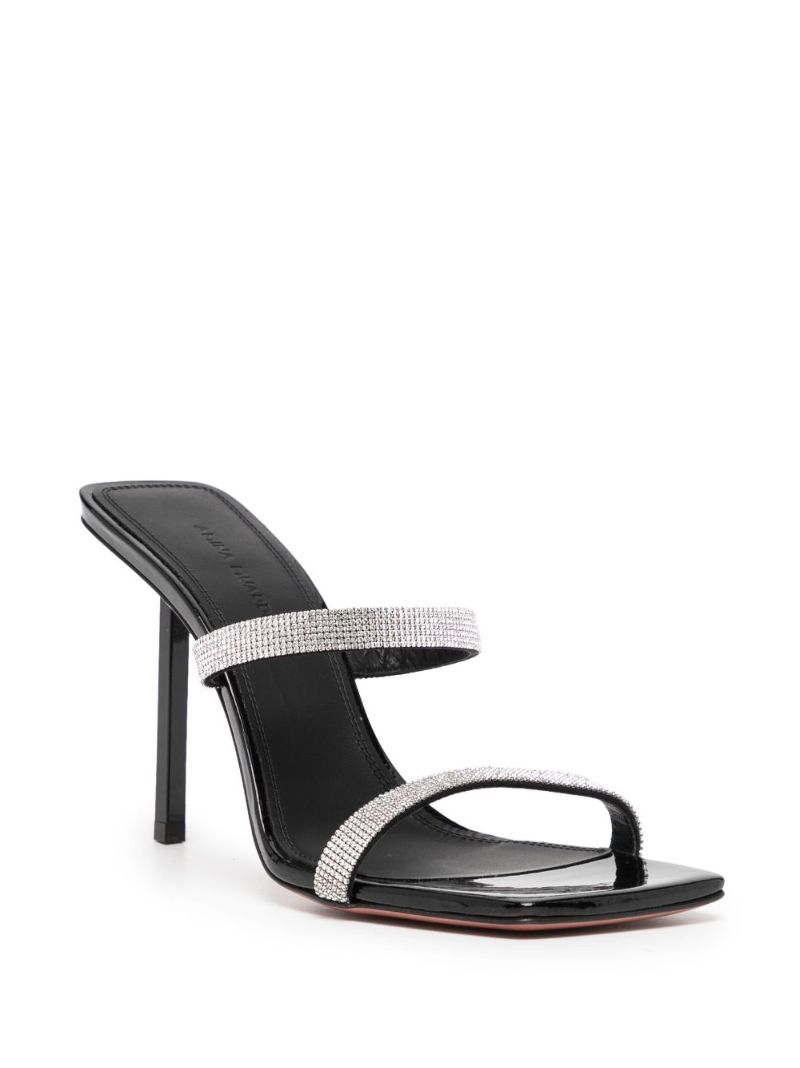 Black Rih 95 Crystal Sandals