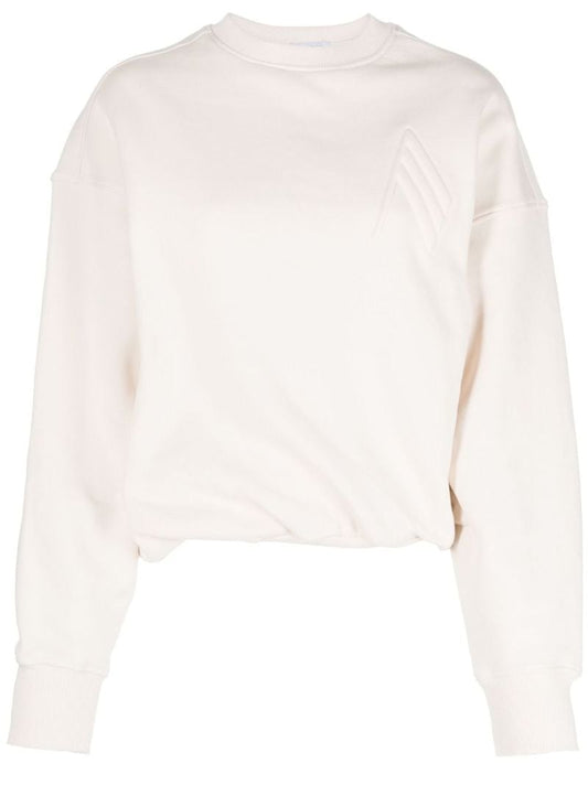 Neutral Maeve Logo Cotton Sweatshirt