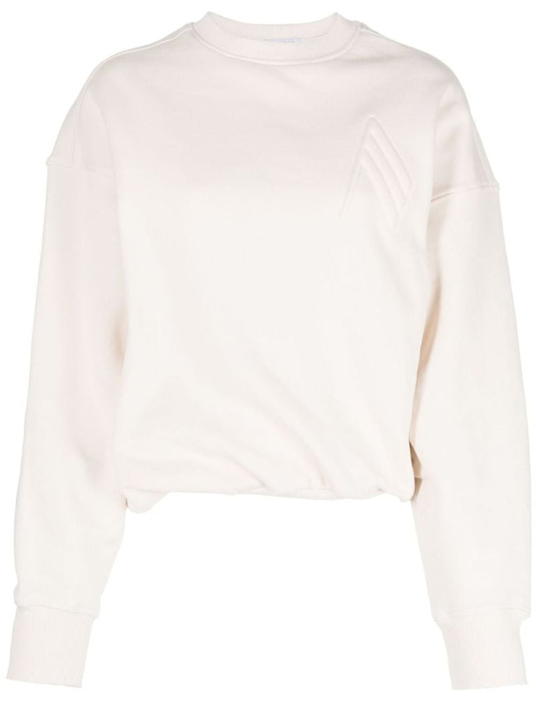 Neutral Maeve Logo Cotton Sweatshirt