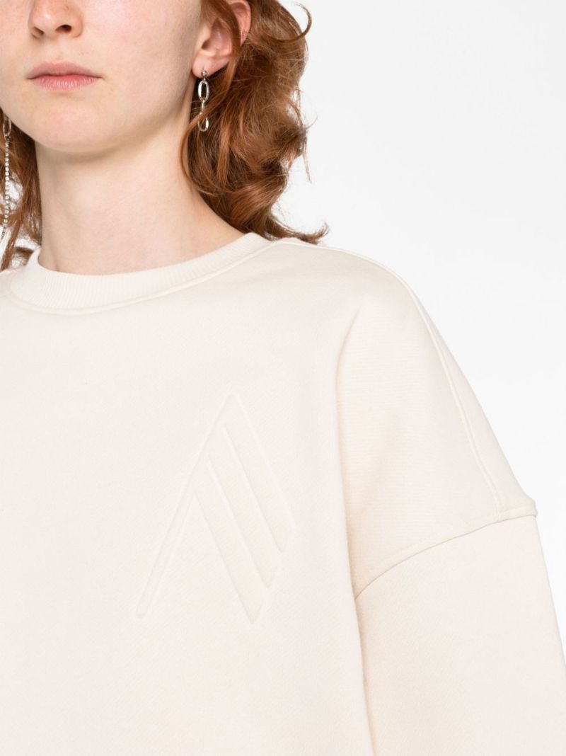 Neutral Maeve Logo Cotton Sweatshirt