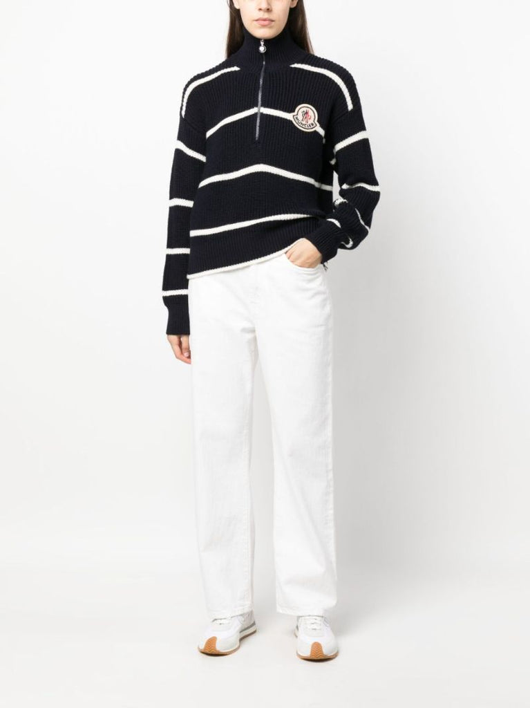 Blue Logo Patch Jumper
