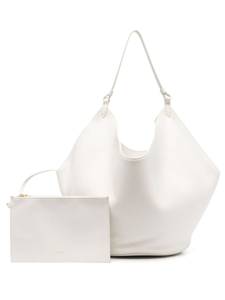 The Medium Lotus Leather Tote Bag