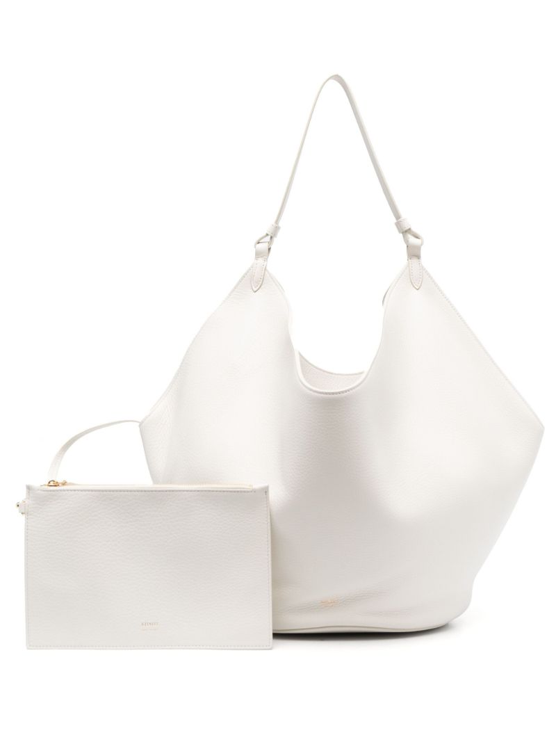 The Medium Lotus Leather Tote Bag