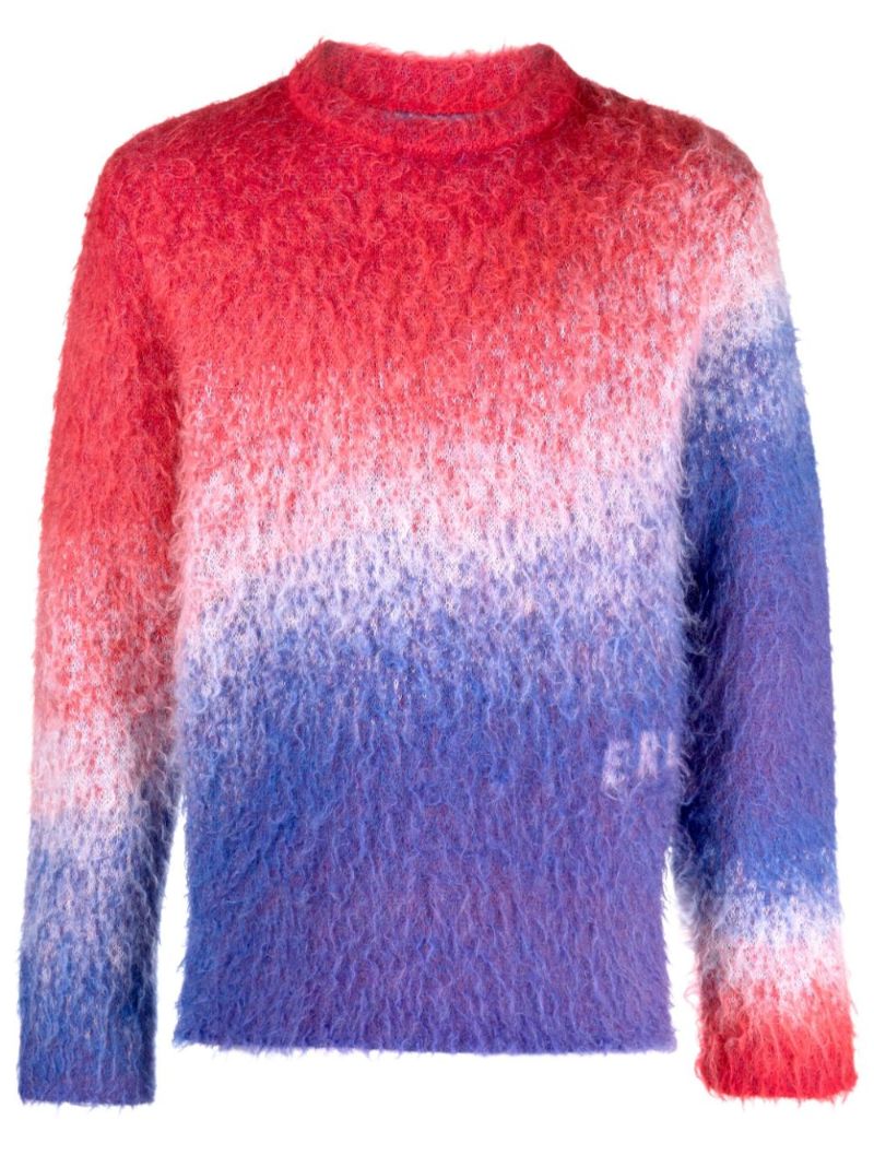 Blue OmbrÃ_x0083_Â© Brushed Sweater