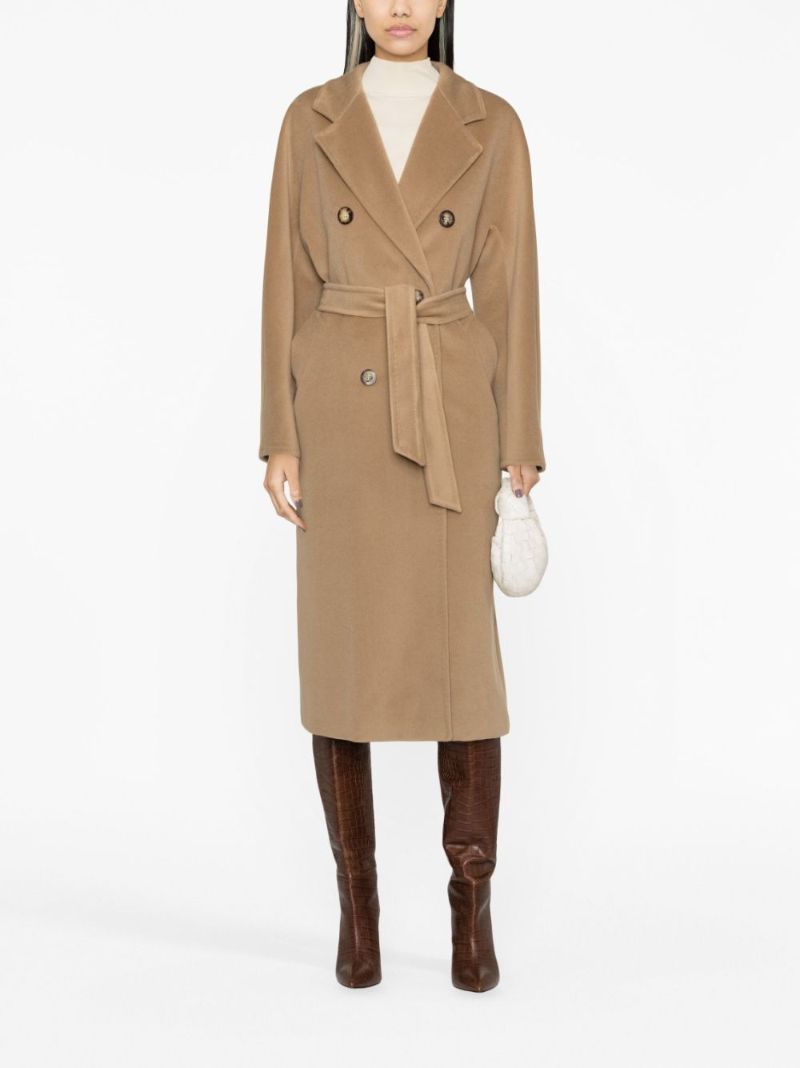 Brown Madame Belted Coat